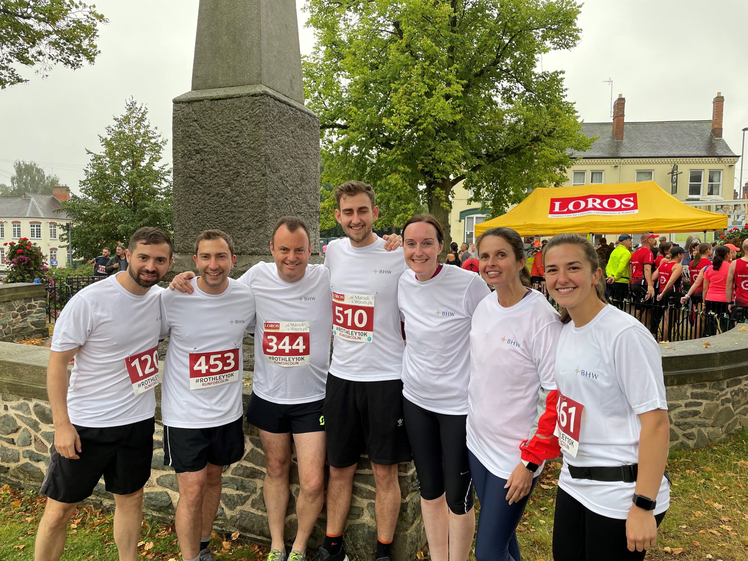 Team BHW at the Rothley10k 2021