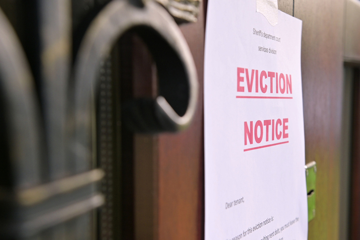 notice of eviction of tenant